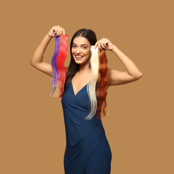 Invisible Clip in Hair Streaks