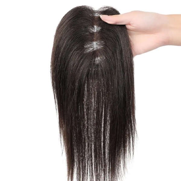 Women Human Hair Topper